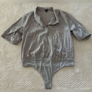 Express Button Down Bodysuit - Size XL